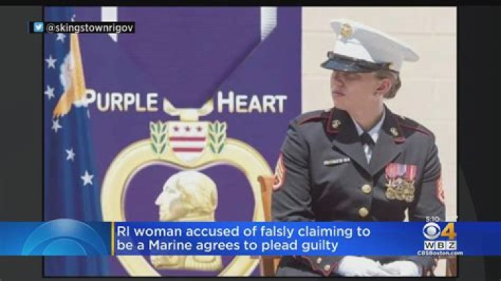 
What are the charges against Sarah Jane Cavanaugh? Woman gets nearly six years for posing as wounded U.S. marine 